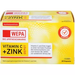 WEPA Vitamin C+Zink Kapseln, 60 St