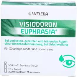 VISIODORON Euphrasia Augentropfen, 10X0.4 ml