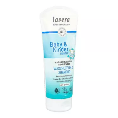Lavera Baby &amp; Kinder Sensitiv Waschlotion &amp; Shamp. (200 ml)