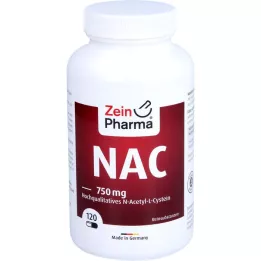 NAC 750 mg hochqualitatives N-Acetyl-L-Cystein Kps, 120 St