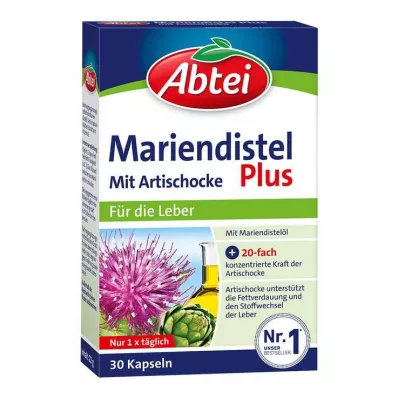 Abtei Mariendistel Plus Kapseln mit Artischocke , 30 St