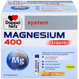DOPPELHERZ Magnesium 400 Liquid system Trinkamp., 30 St