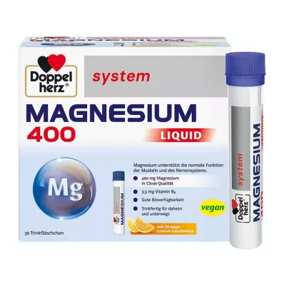 Doppelherz Magnesium 400 Liquid system Trinkampulle , 30 St