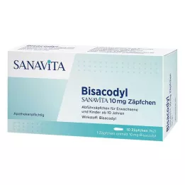 BISACODYL SANAVITA 10 mg Zäpfchen, 10 St