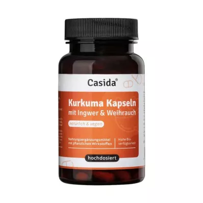Kurkuma + Ingwer + Weihrauch Kapseln hochdosiert, 90 St