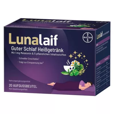 LUNALAIF Guter Schlaf Heißgetränk Beutel, 20 St