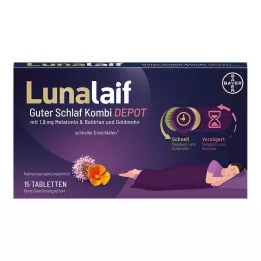 LUNALAIF Guter Schlaf Kombi Depot Tabletten, 15 St