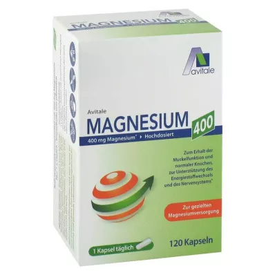 Magnesium 400 mg Kapseln, 120 St