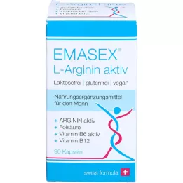 EMASEX L-Arginin aktiv Kapseln, 90 St