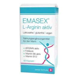 Emasex L-Arginin aktiv Kapseln, 90 St