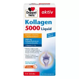 DOPPELHERZ Kollagen 5000 Liquid Sticks, 14X10 ml