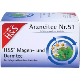 H&amp;S Magen- und Darmtee Filterbeutel, 20X2.0 g