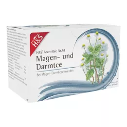H&amp;S Magen- und Darmtee Filterbeutel, 20X2.0 g