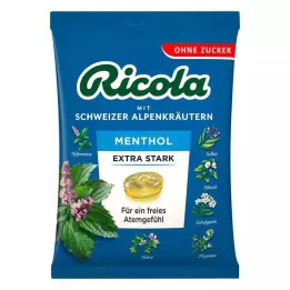 RICOLA o.Z.Beutel Menthol extra stark Bonbons, 75 g