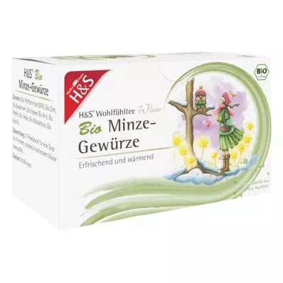 H&S Wintertee Bio Minze-Gewürze Filterbeutel, 20X2.0 g H&S Wintertee Bio Minze-Gewürze Filterbeutel, 20X2.0 g