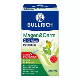 BULLRICH Magen &amp; Darm 2in1 Akut Pulversticks, 12 St