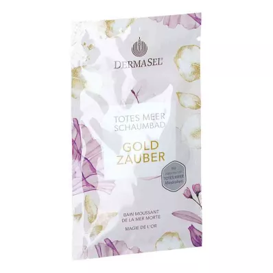 DERMASEL Totes Meer Schaumbad Gold Zauber, 40 ml