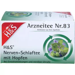 H&amp;S Nerven- und Schlaftee mit Hopfen Filterbeutel, 20X1.5 g