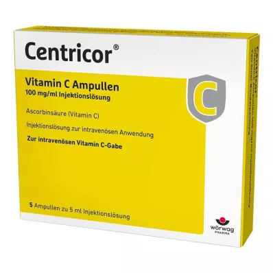 Centricor® Vitamin C Ampullen 100 mg/ml Injektionslösung , 5X5 ml