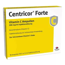 CENTRICOR Forte Vitamin C Amp. 200 mg/ml Inj.-Lsg., 5X5 ml