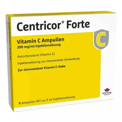 Centricor® Forte Vitamin C Ampullen 200 mg/ml Injektionslösung , 5X5 ml