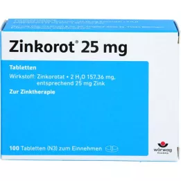 ZINKOROT 25 mg Tabletten, 100 St