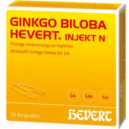 GINKGO BILOBA HEVERT injekt N Ampullen, 10 St