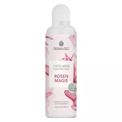 DERMASEL Totes Meer Duschschaum Rosen Magie, 200 ml