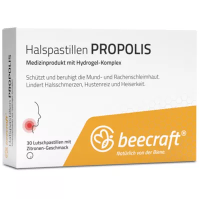 BEECRAFT Halspastillen Propolis, 30 St