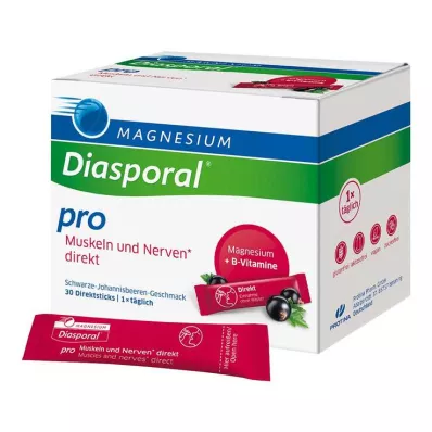 Magnesium Diasporal pro + B-Vit.Musk. + Nerven direkt, 30 St