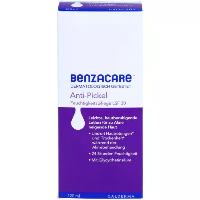 BENZACARE Anti-Pickel Feuchtigkeitspflege SPF 30, 120 ml