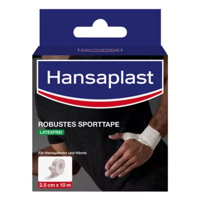 HANSAPLAST robustes Sporttape 2,5 cmx10 m weiß, 1 St