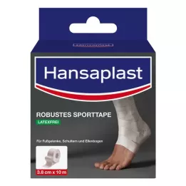 HANSAPLAST robustes Sporttape 3,8 cmx10 m weiß, 1 St