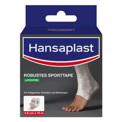 Hansaplast robustes Sporttape 3,8 cmx10 m weiß, 1 St