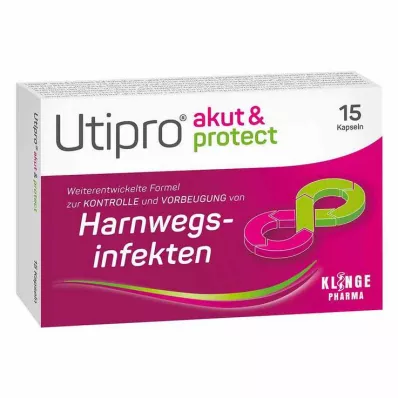 Utipro® akut &amp; protect Kapseln, 15 St