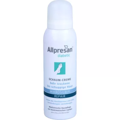 ALLPRESAN diabetic Mikrosilber+Repair Schaum-Creme, 125 ml