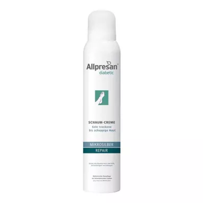 Allpresan diabetic Mikrosilber + Repair Schaum-Creme, 200 ml