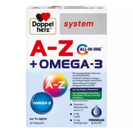 DOPPELHERZ A-Z+Omega-3 all-in-one system Kapseln, 30 St