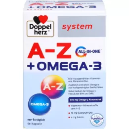 DOPPELHERZ A-Z+Omega-3 all-in-one system Kapseln, 60 St