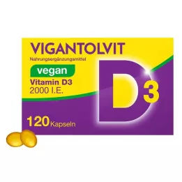 VIGANTOLVIT 2000 I.E. Vitamin D3 vegan Weichkaps., 120 St