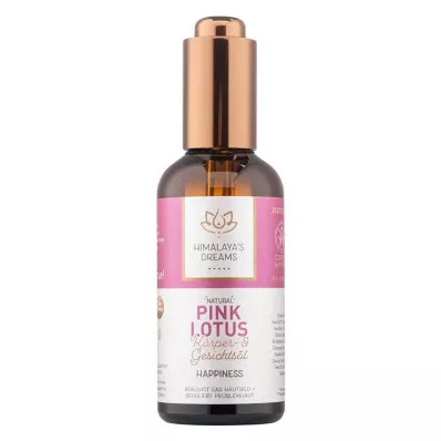 Himalayas Dreams Ayurveda Körper & Gesichtsöl pink Lotus, 100 ml Himalayas Dreams Ayurveda Körper & Gesichtsöl pink Lotus, 100 ml
