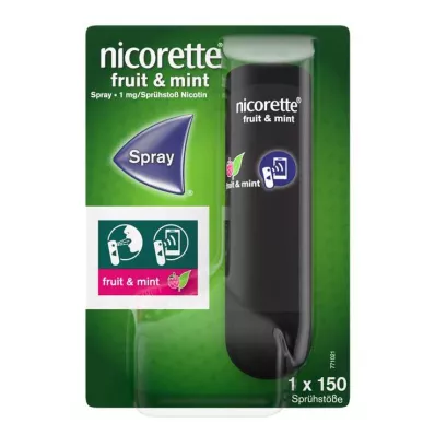 Nicorette Fruit &amp; Mint Spray 1 mg / Sprühstoß Nfc, 1 St