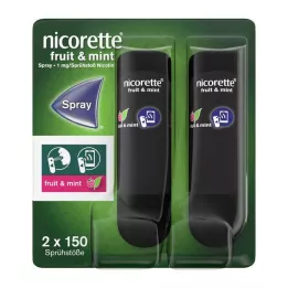 NICORETTE Fruit &amp; Mint Spray 1 mg/Sprühstoß NFC, 2 St