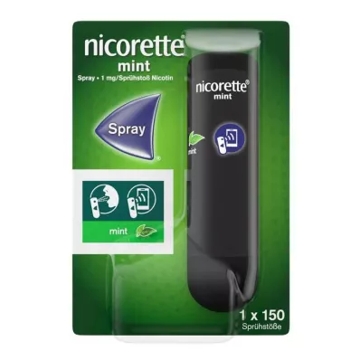 nicorette Mint Spray mit 1 mg Nikotin pro Sprühstoß, 1 St nicorette Mint Spray mit 1 mg Nikotin pro Sprühstoß, 1 St