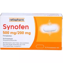 SYNOFEN 500 mg/200 mg Filmtabletten, 10 St