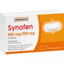 SYNOFEN 500 mg/200 mg Filmtabletten, 20 St