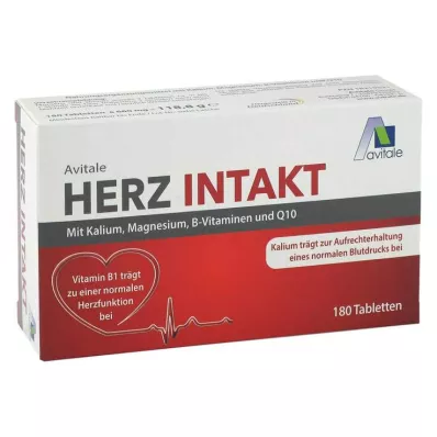 HERZ INTAKT mit Kalium+Magnesium+B-Vitamine Tabl., 180 St