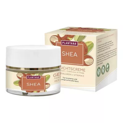 Plantana Shea Gesichtscreme Hyaluron & Vitamin-E, 50 ml Plantana Shea Gesichtscreme Hyaluron & Vitamin-E, 50 ml