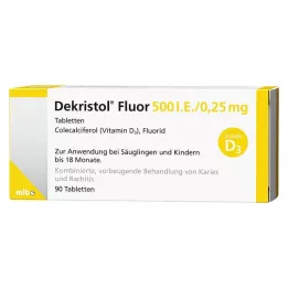 Dekristol Fluor 500 I.E. / 0,25 mg Tabletten, 90 St