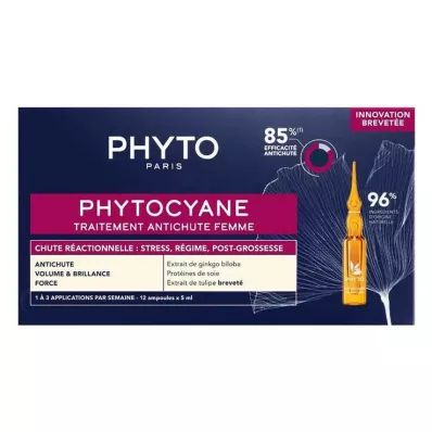 PHYTOCYANE Kur reaktioneller Haarausfall Frauen, 12X5 ml